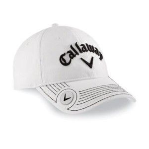 New 2011 Callaway Magna Magnetic Ball Marker Adjustable Hat Cap White