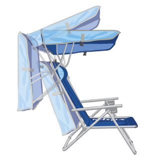 Portable Folding Beach Canopy Chair   Beach Sling Chair With Movable