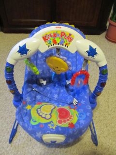 Fisher Price Kick and Play Baby Bouncer Vibrater Chair Kicker Music