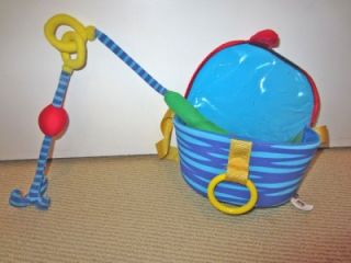 fisher price bounce n play activity dome bassinet euc