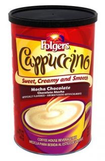 6X Folgers Cappuccino Coffee Beverage Mix 16 oz Canisters