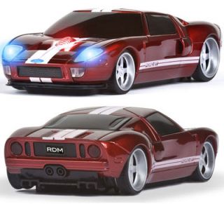 New Ford GT Wireless Road USB PC Computer Mouse Red Roadmice Souris 2