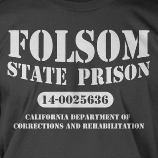 Folsom State Prison Funny Country Rock Music Geek Nerd Cool Shirt T
