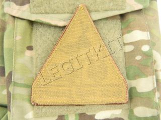 Basic Food Groups Desert Tan Morale Patch Velcro Backed Afghanistan