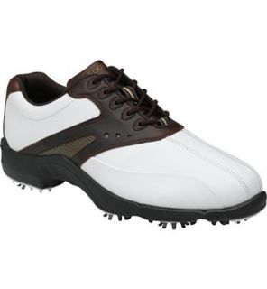 FootJoy CLOSEOUT Superlites 58015 Mens Golf Shoes 11 Wide White Brown
