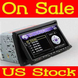 New Car DVD Player 7 Touch Flip Down Screen TV Radio