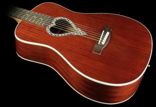 Fender Alkaline Trio Malibu Acoustic Guitar Rosewood Fretboard Natural
