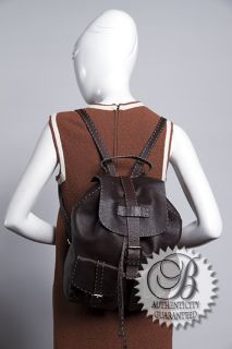 fendi selleria dark brown backpack