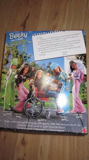 1998 IM The School Photographer Becky Barbies Friend in A Wheelchair