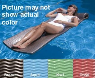 New Softie Foam Swimming Pool Lounge Float Raft Bronze