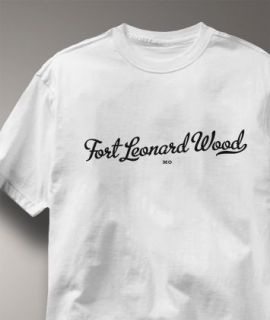 Fort Leonard Wood Missouri MO Metro Souvenir T Shirt XL