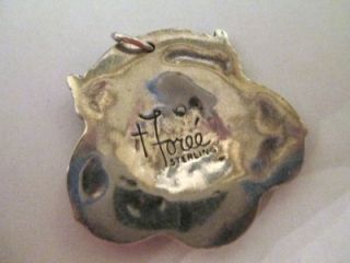 FOREE HUNSICKER STERLING SILVER LUGGAGE TAG PENDANT NOT ENGRAVED