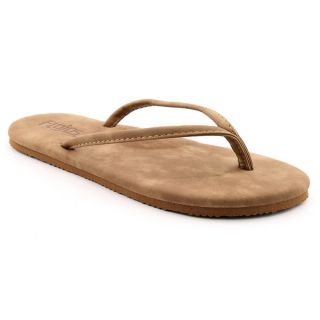 Flojos Jane Womens Size 6 Brown Open Toe Synthetic Flip Flops Sandals