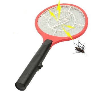  Handheld Electronic Bug Insect Fly Swatter Zapper Tennis Racket