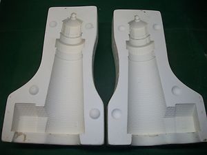 Ceramic molds, Doc Holliday 1818A & B, Fort Gratiot Lighthouse