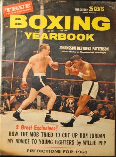  True Magazine Boxing Yearbook Ingemar Johansson Floyd Patterson