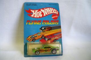 Hot Wheels Mattel Flying Colors Heavy Chevey Green 7619 1969 Red Line