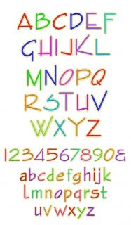 New Kiddo Fonts Machine Embroidery Designs