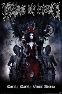 Cradle of Filth Darkly Darkly Venus Aversa Poster