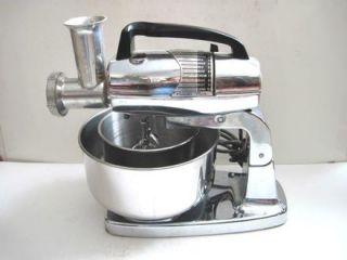  Power Mix 10 Speed Mixer with Stand Bowls Meat Food Grinder