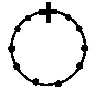  Silver Vintage Catholic Rosary Beads Crucifix Jewelry Christian