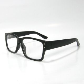  Fashion Adult Clear Lens Glasses_ #4 Black _Vintage eye wear CS025D