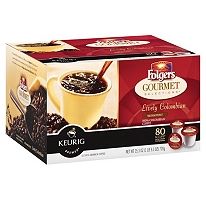 Folgers Lively Columbian K Cups 80 Count 