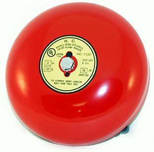  10" Fire Alarm Bell Gong 120 Vac 98nu