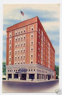 Fond Du Lac Wi Wisconsin Hotel Retlaw Vintage Postcard