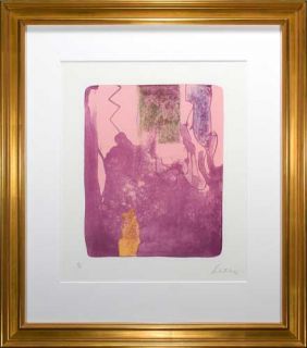 1995 RARE HELEN FRANKENTHALER SIGNED NUMBERED LITHOGRAPH REFLECTIONS X