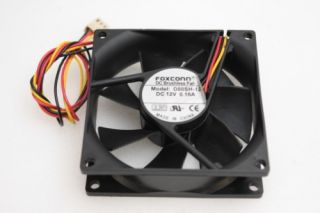Foxconn PC Case Cooling Fan D80SH 12 80mm x 25mm 3pin