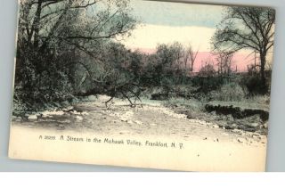 FRANKFORT NY Mohawk Valley Stream c1910 Postcard