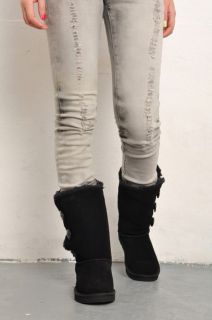  Style Women Black Winter Snow Boots Shoes Eur Size #35~#40 S7305