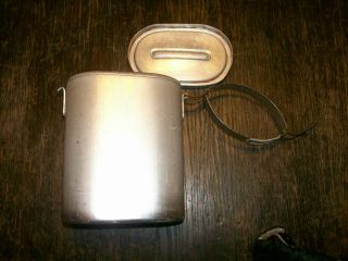 GERMAN WEHRMACHT ALU CONTAINER FOOD TIN MESS KIT WW2 MARKILL