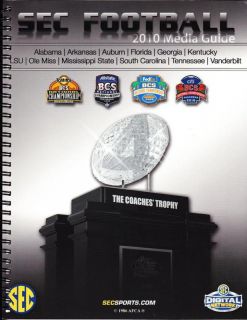 2010 Sec Southeastern Conference Football Media Guide