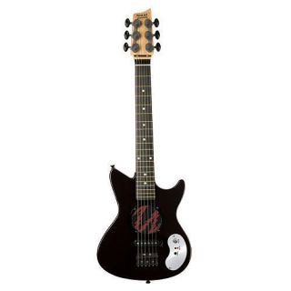 First Act Discovery Portable Junior Electric Guitar Black Red