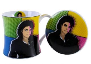 Michael Jackson Retro Pop Art Fine China Coffee Mug Cup New in Gift
