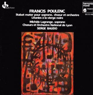 Francis Poulenc Stabat Mater CD Orchestra Music Import