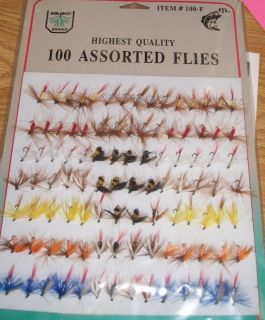  Fly Fishing flies Crappie Bluegill Trout fishing flys lures lot tackle