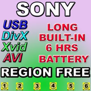 Sony Multi Zone Region Code Free Portable DVD Player $$