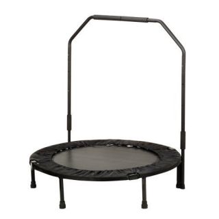 Sunny Health Fitness 40 Foldable Trampoline with Bar No 023 B New