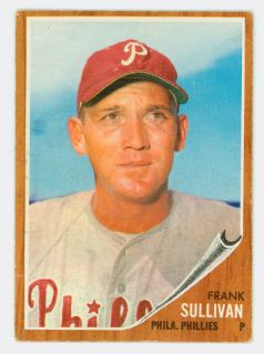  1962 Frank Sullivan Phila Phillies 352 Topps