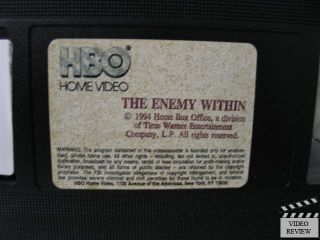 The Enemy Within VHS Forest Whitaker Sam Waterston Dana Delany Jason