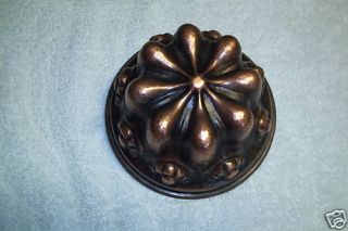 French Copper Mold Great Geometric Design