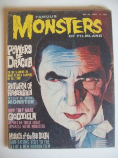 Famous Monsters 30 Sept 1964 Forrest J Ackerman Signed Autograph