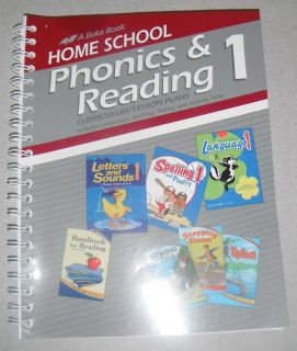 Abeka 1st Grade Phonics Reading Curriculum Lesson Plan
