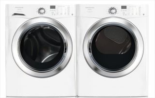 Frigidaire Affinity White 3.9 Cu. Ft. Front Load Washer & 7.0 Cu. Ft