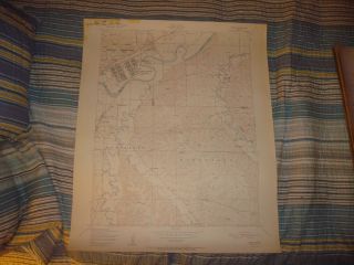 Fort Riley Camp Funston Ogden Kansas Antique Map