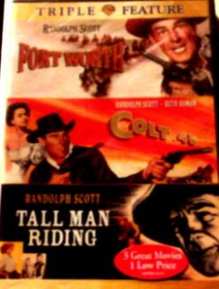 Randolph Scott Movies Fort Worth Colt 45 Tall Man Riding Lloyd
