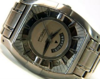 Fossil Men Automatic Gray ion Plated Watch FS4196